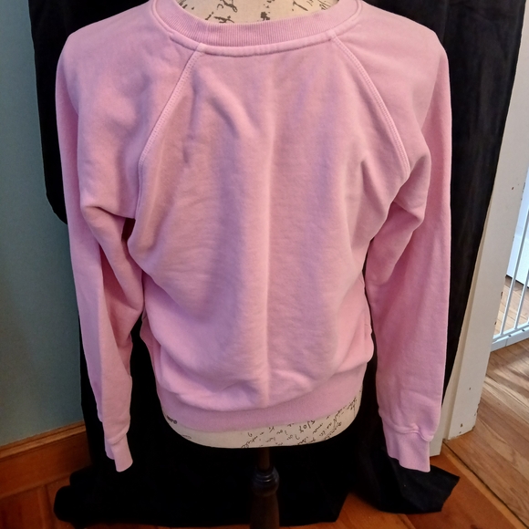 Vineyard Vines Pink Pullover with Pale Yellow Lettering - Picture 2 of 3